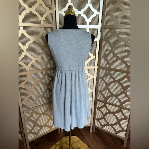 NWOT | Ribbed grey Dress | M - Picture 4 of 7